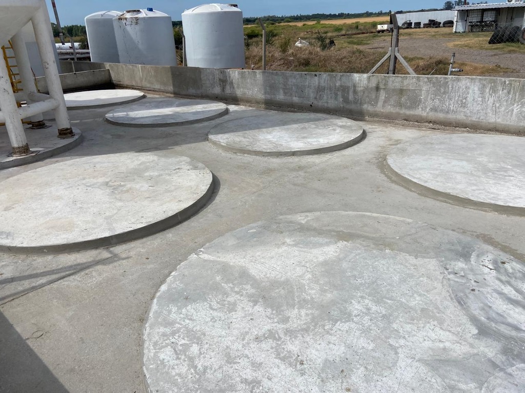 Plateas y plataformas de hormigón